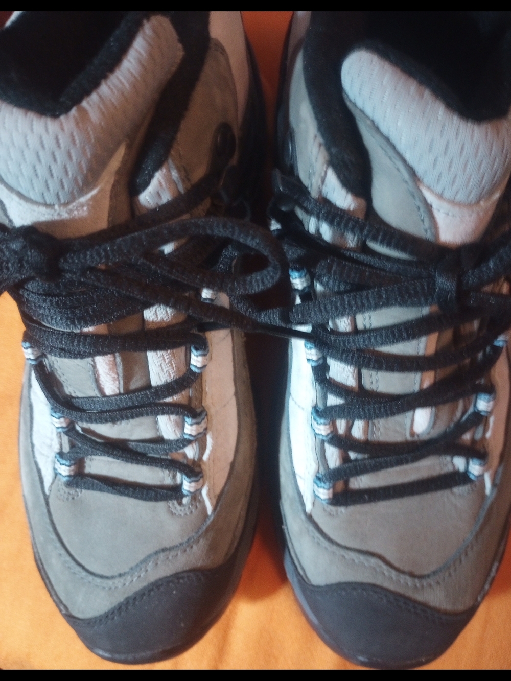 Merrell Lace-Up Hiking Boots in Gray and Black - Picture 2 of 9